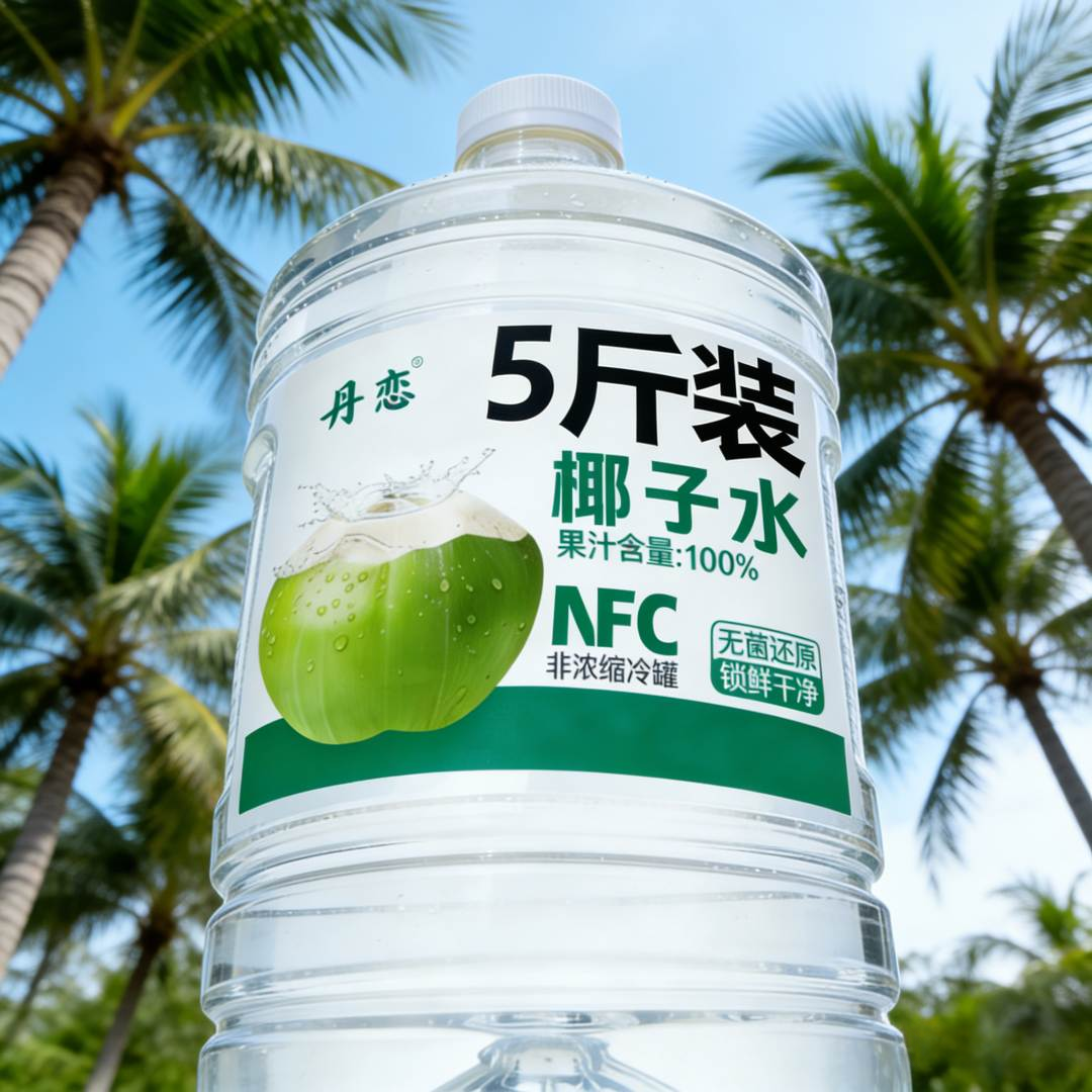 【两瓶五斤】100%NCF椰子水孕妇健康植物饮品无添加剂椰汁水饮料