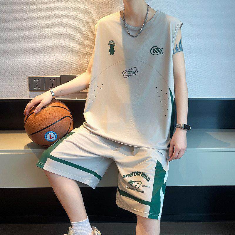 运动套装男2026新款夏季冰