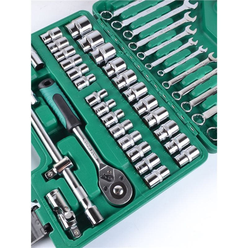 套筒扳手组合多功能修车工具箱44件大飞套筒扳手汽车维修工具套装
