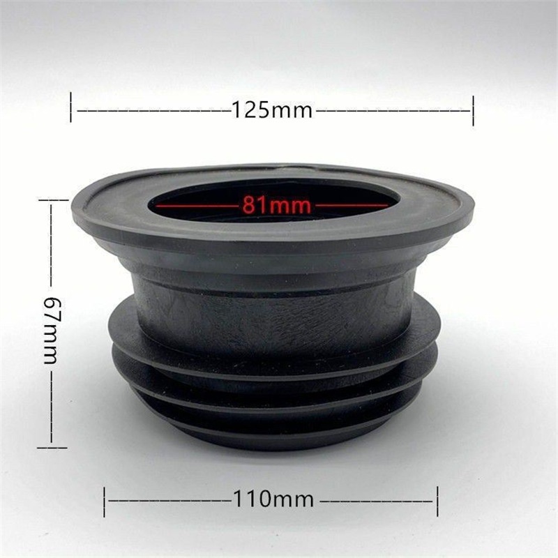 蹲便器法兰密封圈下水蹲坑蹲便器排污口密封圈蹲坑陶瓷口法兰大便