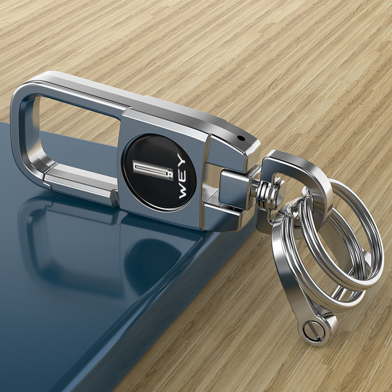 坦克300钥匙扣坦克500高档男汽车锁匙扣魏派wey钥匙圈环金属腰挂