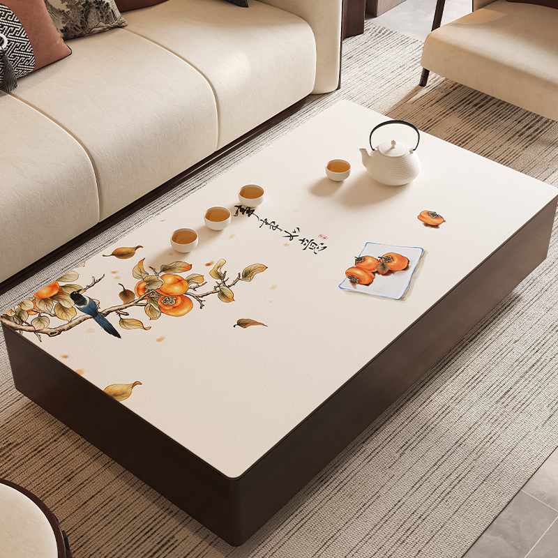 有被新中式硬控住与实木桌子搭的