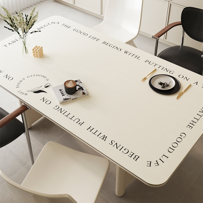 餐桌垫防油防水免洗防烫隔热桌面保护垫子PVC茶几轻奢高级感桌布