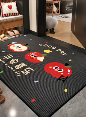 入户门专用门口进门地垫2025新款地毯家用卡通黑色门垫脚垫防滑垫