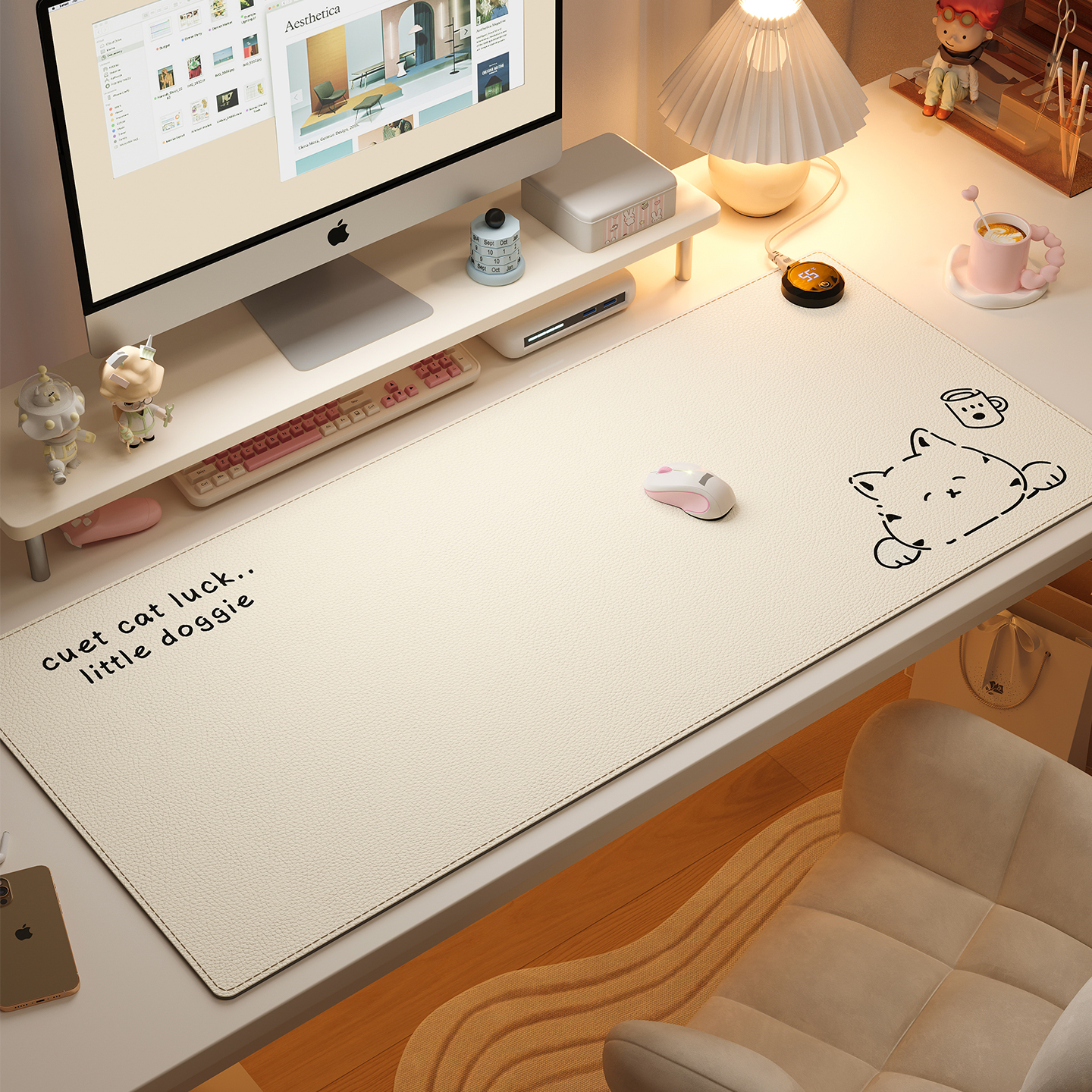 治愈系加热桌垫让桌面瞬间变温柔