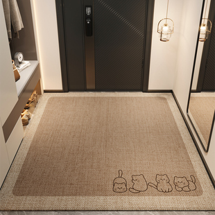 玄关大门口垫子进门耐脏可擦洗入户地垫自由裁剪地毯走廊过道脚垫