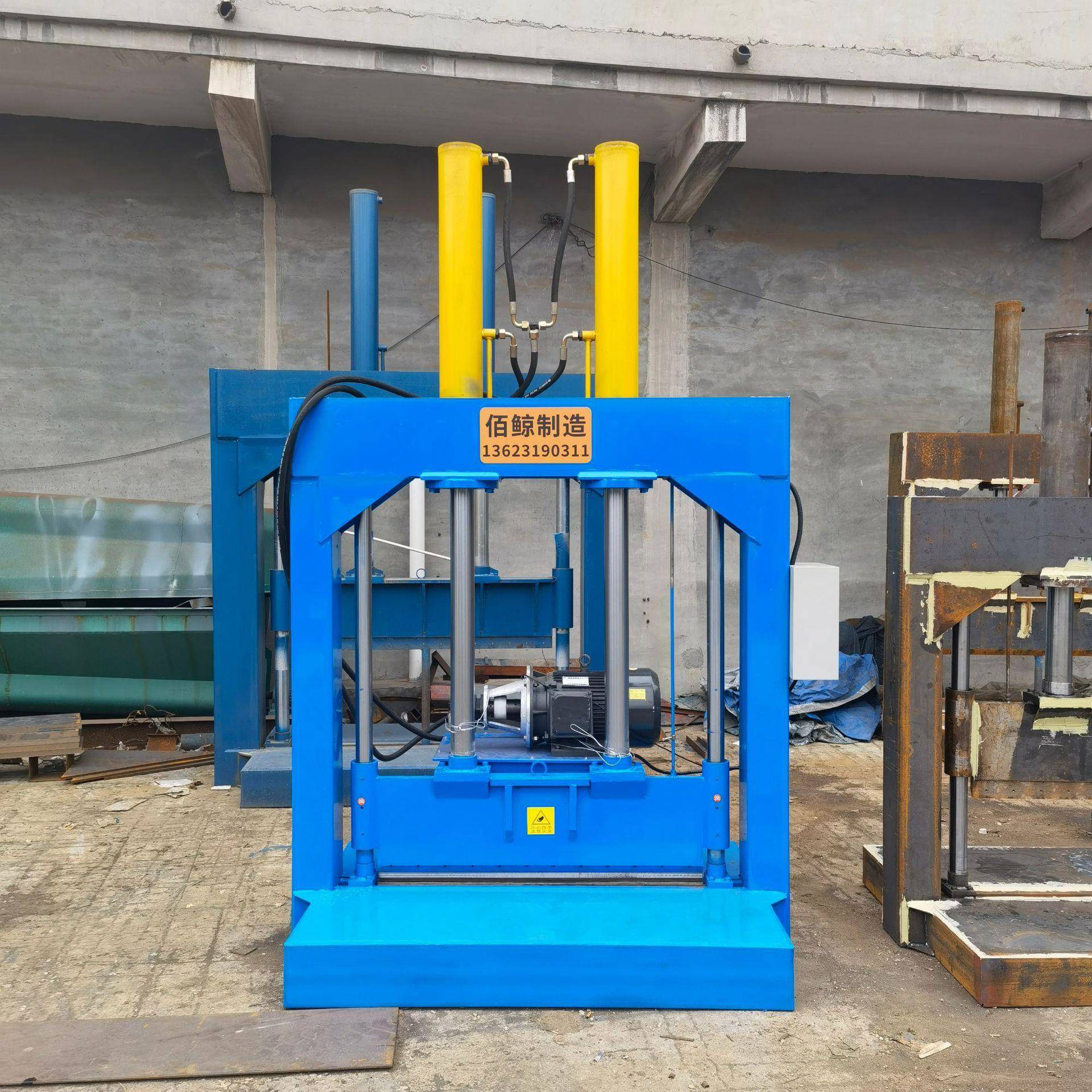 尼龙机头料单缸切料机 塑料薄膜油压剪料机 液压铡刀