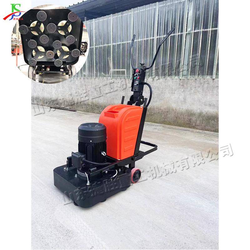 环氧地坪打磨抛光机 电动地坪研磨机 工厂车间12头吸尘打磨机