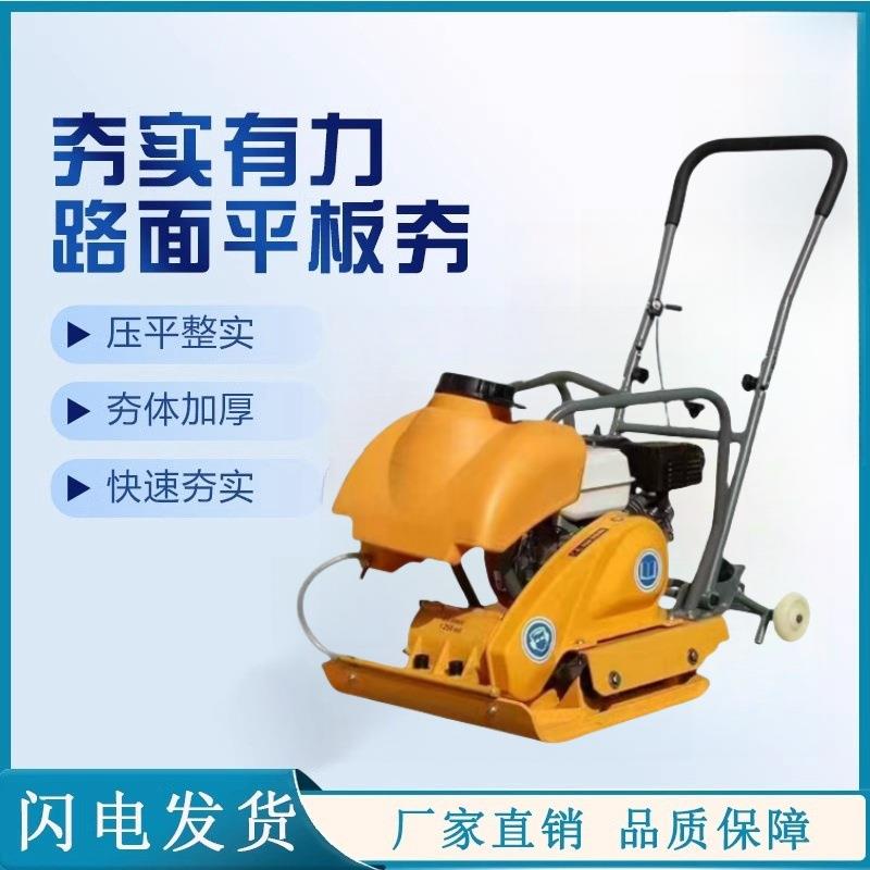 厂家直销汽油柴油单向双向振动夯小型电动平板夯
