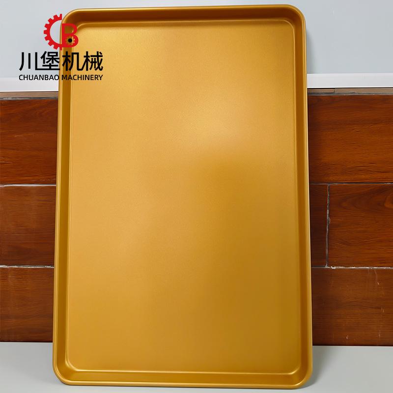 40*60金色不粘烤盘商用100个 价烤箱用烤肉长方形托盘不沾模具