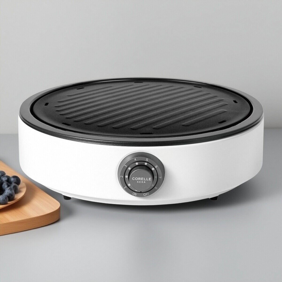 韩式烤肉电陶炉电烤盘家用烤肉炉烧烤炉电烤炉圆形不沾烤盘大功率