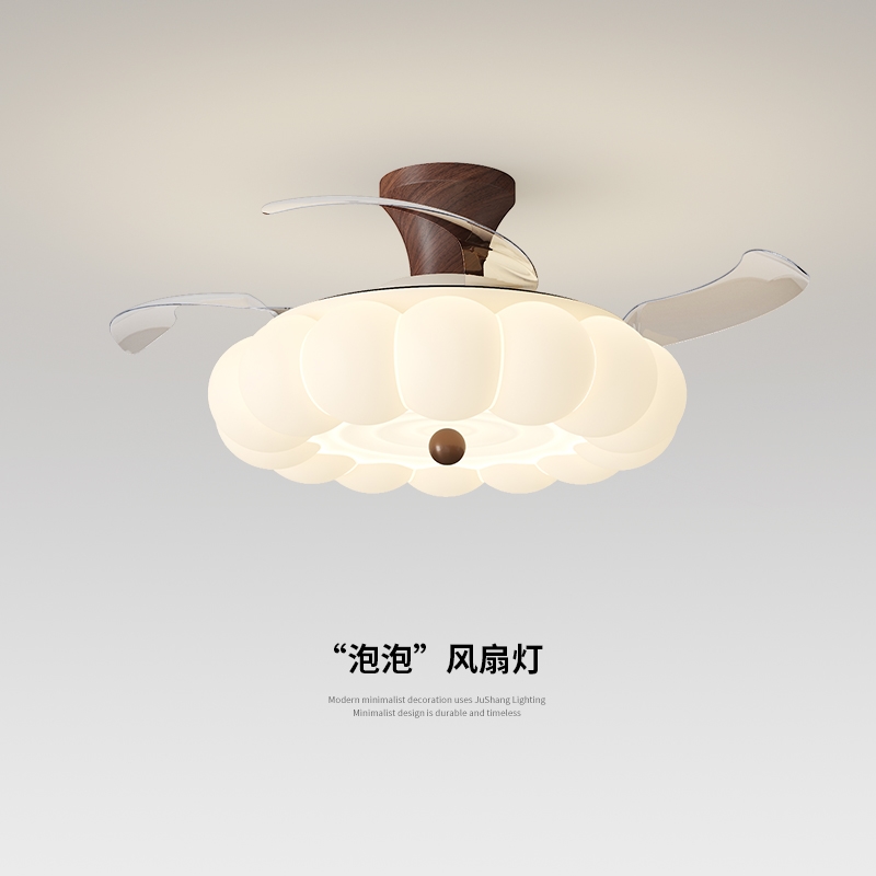 2025新款风扇灯吊扇灯隐形卧室餐