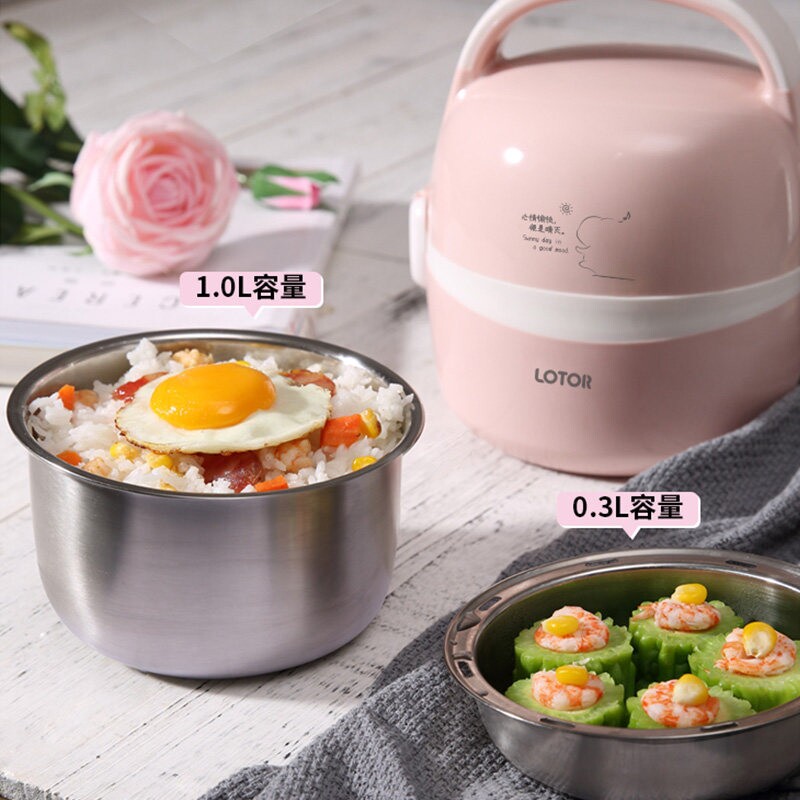 小浣熊电蒸锅迷你小型家用食蒸煮