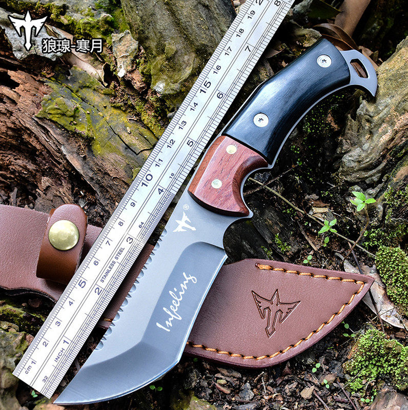 野外特殊用途刀小刀瑞士军刀随身刀具防身冷兵器户外水果刀直刀