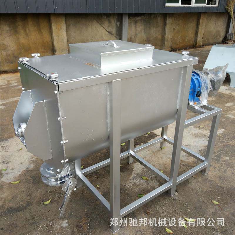小型干粉搅拌机 不锈钢u型腻子膏搅拌混合机 饲料搅拌机