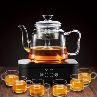 智能电陶茶炉玻璃蒸茶壶全自动煮茶器家用煮茶炉不挑壶烧水