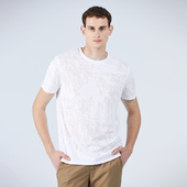 LIU·JO 男士 UOMO白色棉质亲肤T恤夏季 圆领舒适易搭配短袖