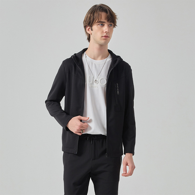 LIU·JO UOMO男士 秋冬款休闲舒适连帽拉链夹克外套上衣