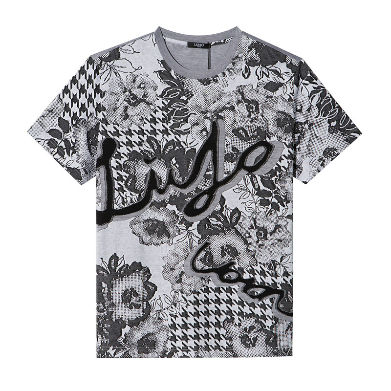 LIU·JOUOMO圆领短袖T恤