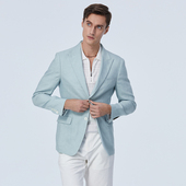 春夏款 LIU·JO UOMO男士 商务休闲平驳领清新西服外套上衣