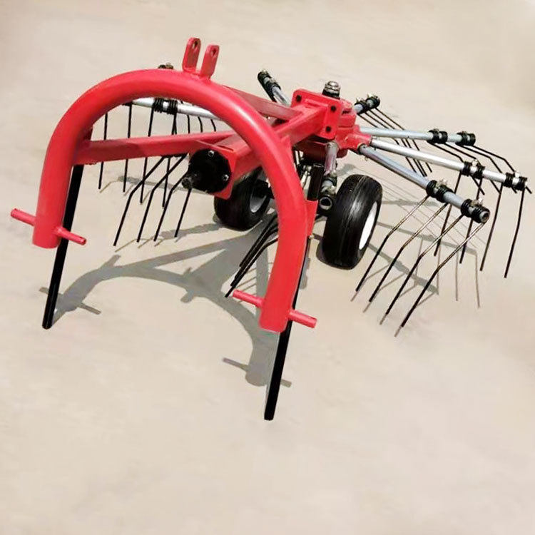 旋转式搂草摊晒机 2.5米 6米苜蓿草翻晒机拖拉机牵引搂草机