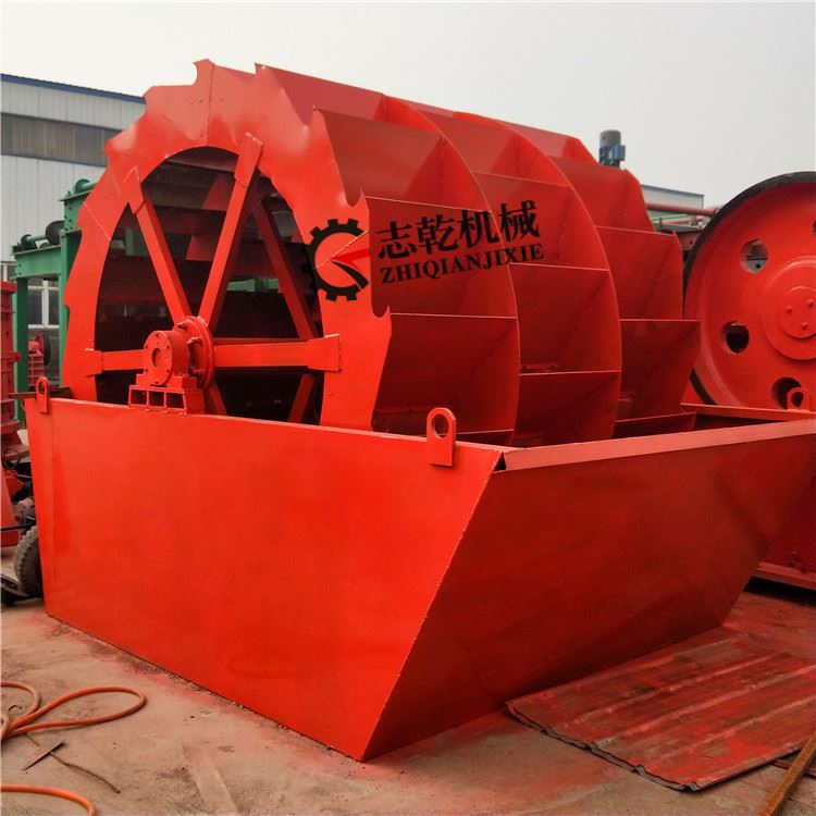 大型水洗式洗砂机 洗沙机 轮式洗砂机生产线 矿山水轮洗沙机
