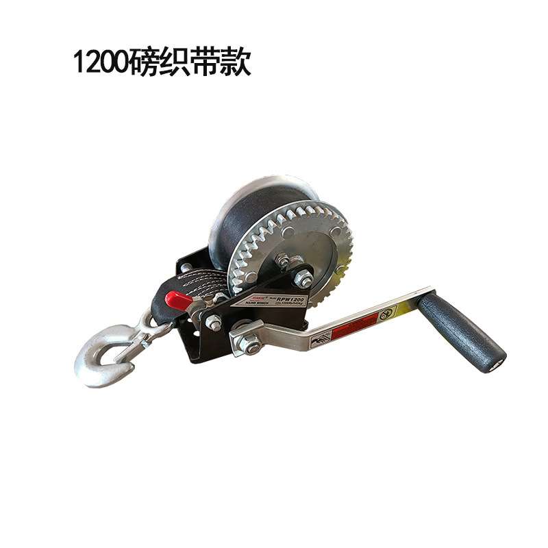 手动绞盘304不锈钢双向自锁手摇绞车牵引机小吊机不生锈室外环境