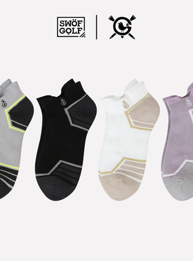 SWOF GOLF 艺术高尔夫球袜 专业运动精美刺绣男女四季款袜子