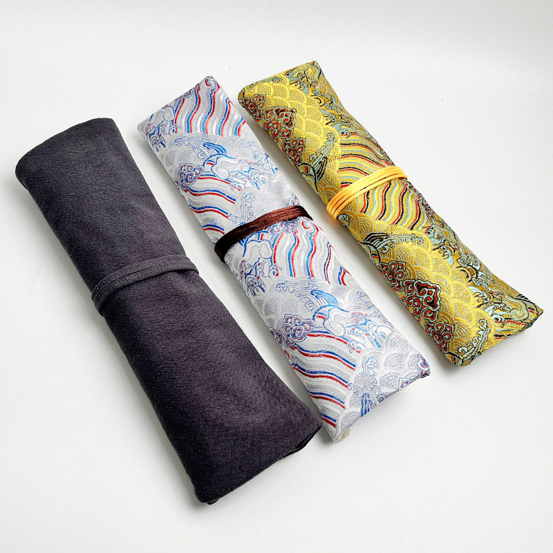 棉麻布袋香盒锦缎收纳布包香筒出差香薰款香道香炉直供