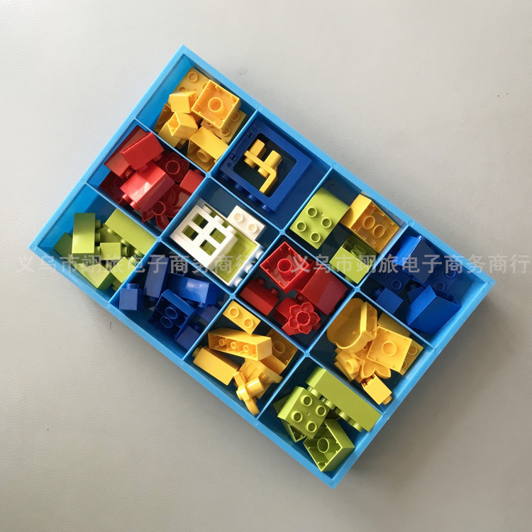12格无盖饰品包装盒塑料