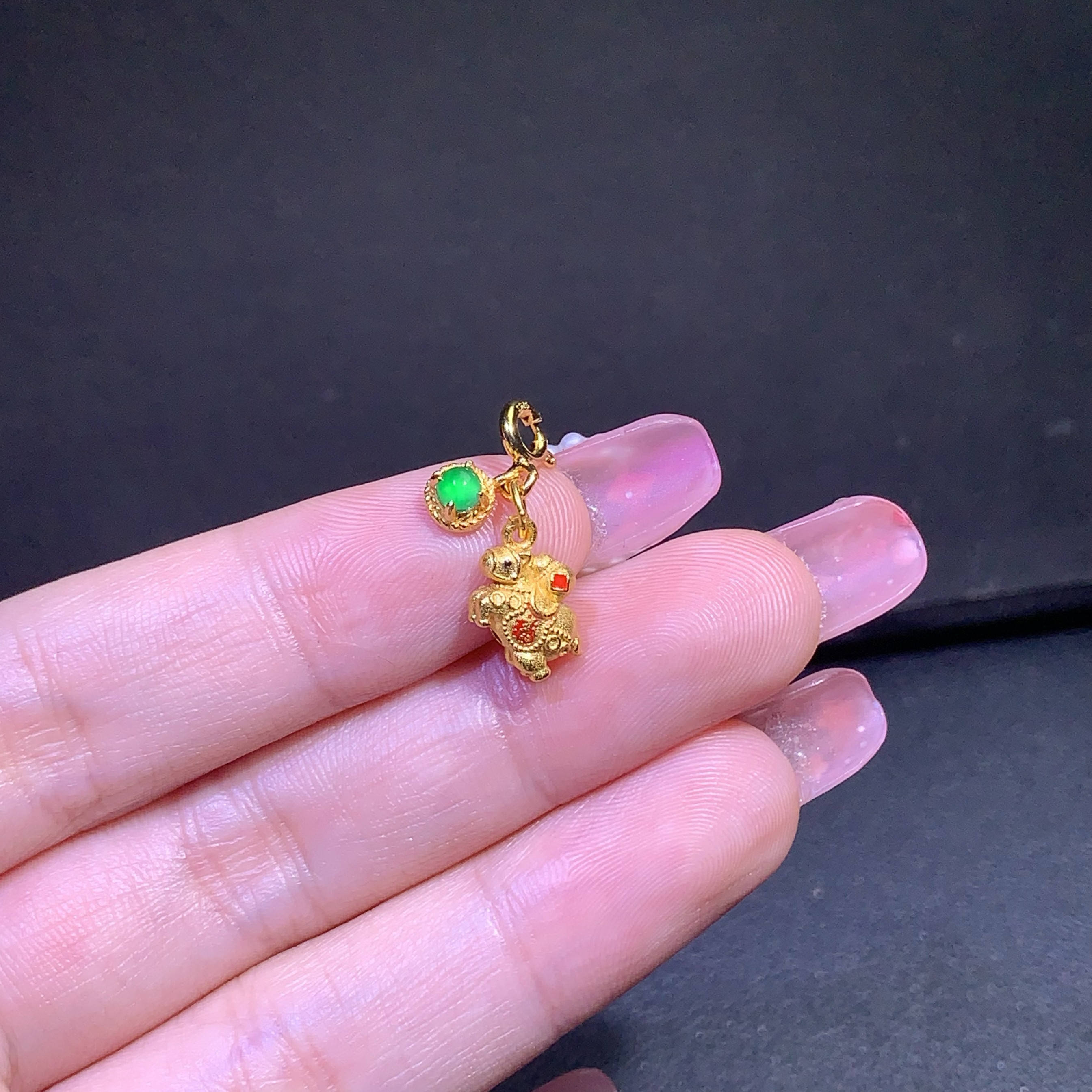 2026马年A货翡翠冰绿蛋面马上有福有钱精美百搭小滴溜DlYS925银,珠宝/钻石/翡翠,颈饰,淘宝优惠券,粉丝福利购,淘宝优惠卷