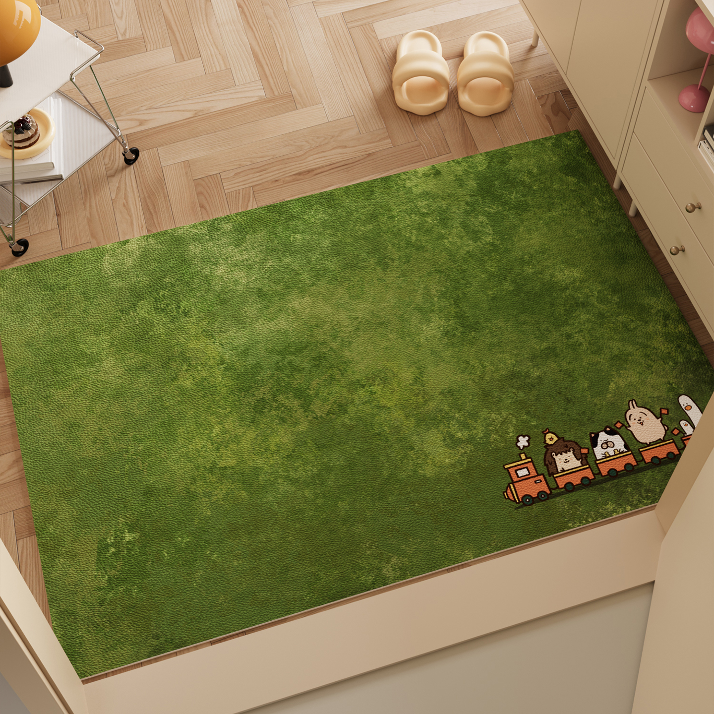 卡通入户门地垫可擦免洗玄关门垫