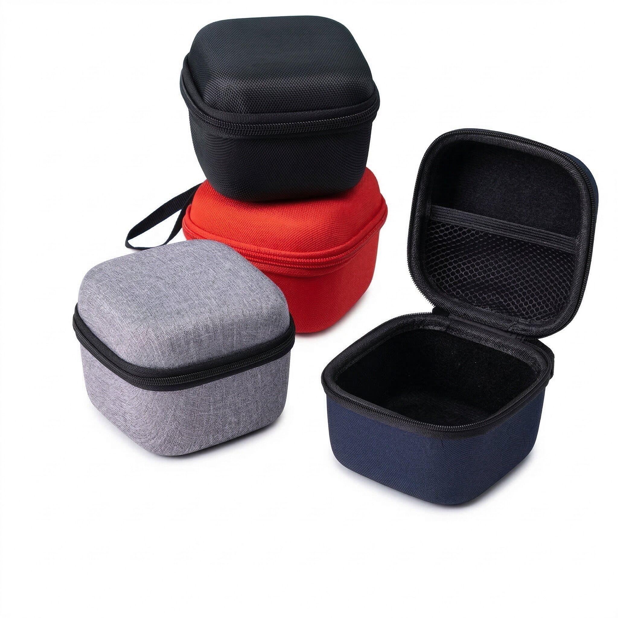 现货eva方型收纳包耳机包移动硬盘包数据线拉链包工具包四方包