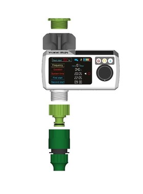 新款雨感浇花显示ledq器浇水定时器全自动智能定时器园艺灌溉工具