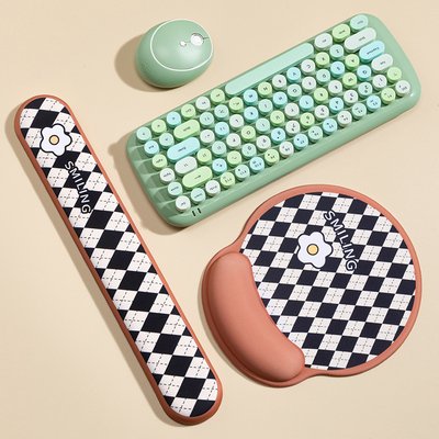 柯普顿鼠标垫护腕键盘手托女生护手腕托电脑滑鼠垫子软硅胶创S意