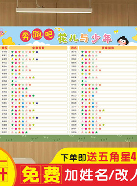 班级文化评比栏墙贴小学定u制你追我赶积分表学生榜教室布置装饰