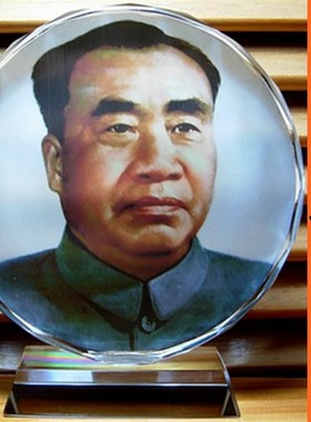 朱德摆件纪念品礼物装饰品模型十大元帅工艺品收藏品礼品水晶摆设