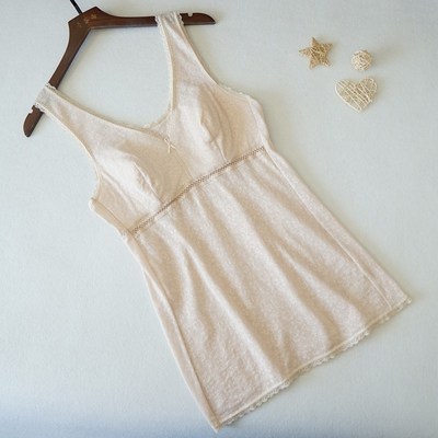 日系纯棉文胸背心吊带一体式免穿胸罩无钢圈女士内衣薄款打底N11