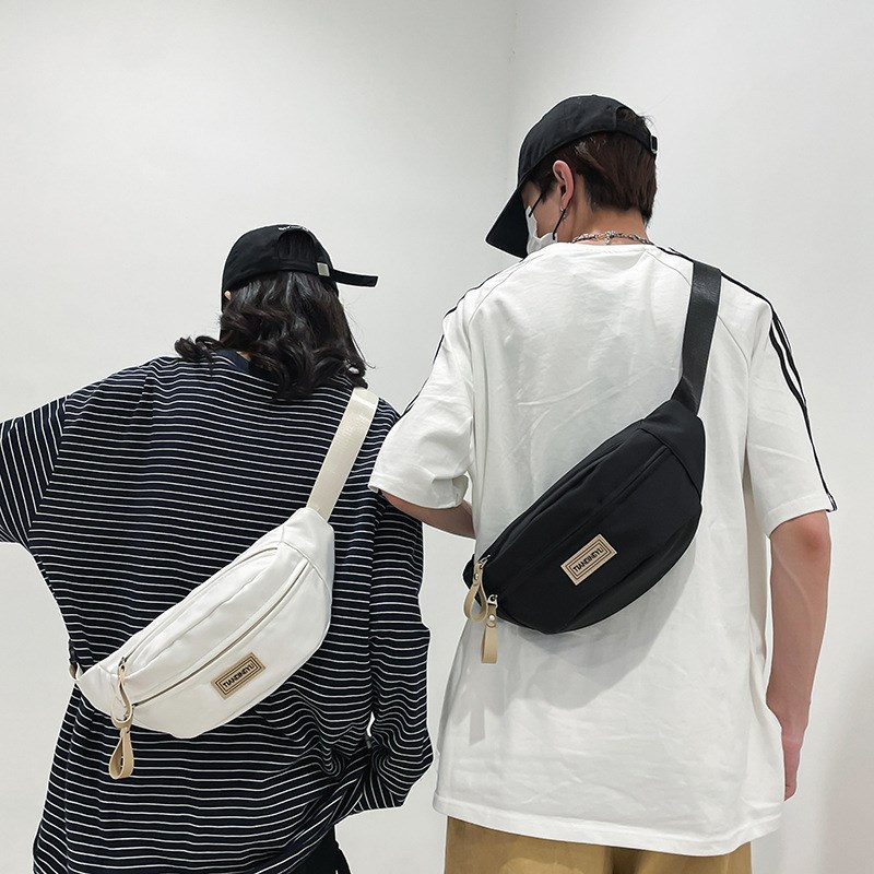 网红胸包女2023新款包包潮牌休闲腰包百搭斜挎包运动男士背包批发