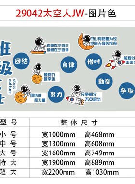 班级文化墙贴纸教室布置装饰黑板报神器初高中开小学自习励志标语