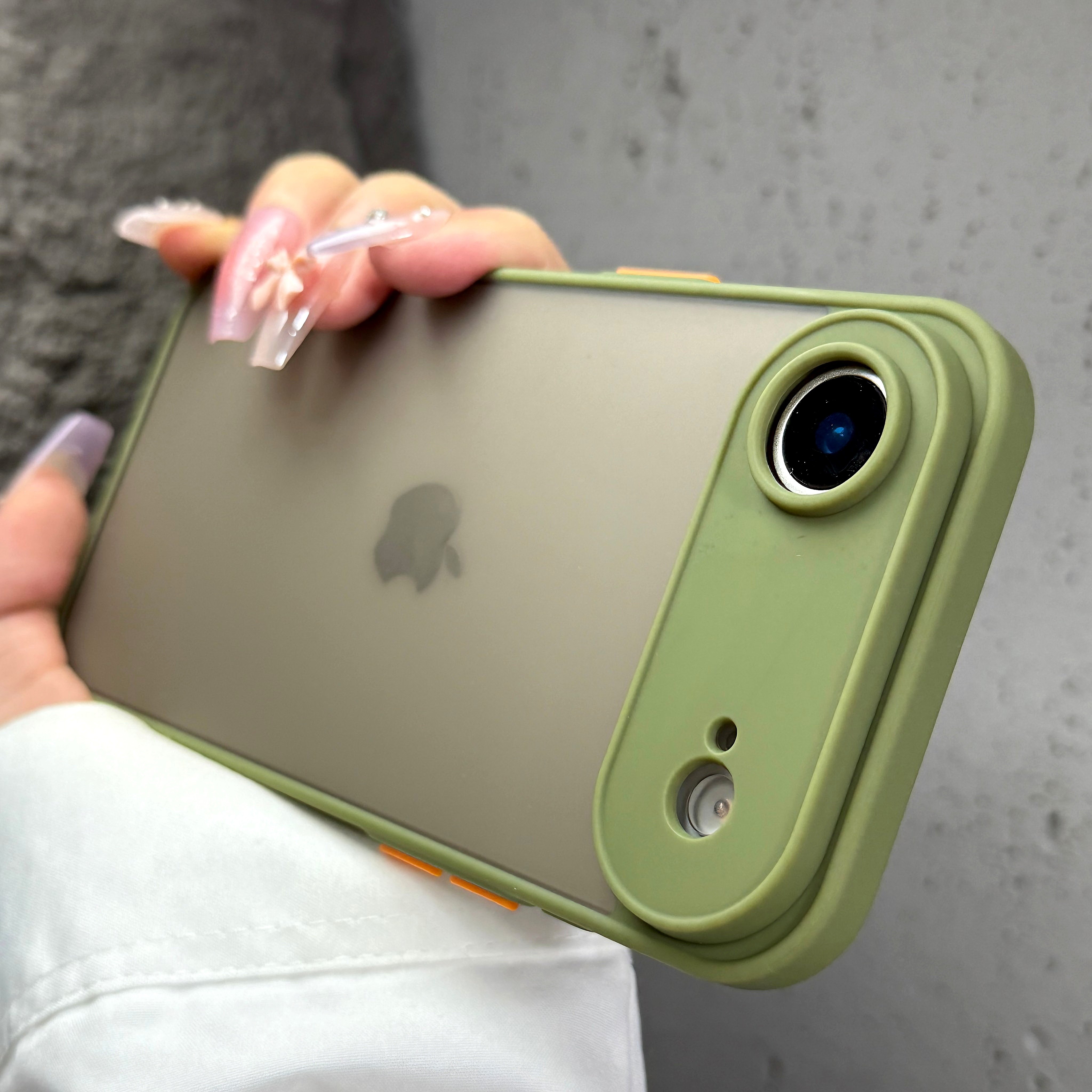 适用iphone17ProMax手机壳马卡龙撞色Air全包精孔苹果16pro肤感磨砂半透15简约纯色软边14日韩男女13防摔保护