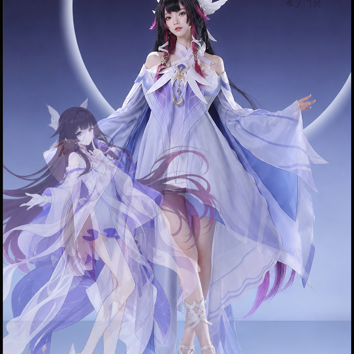 少女哥伦比娅cos服原神全套图片