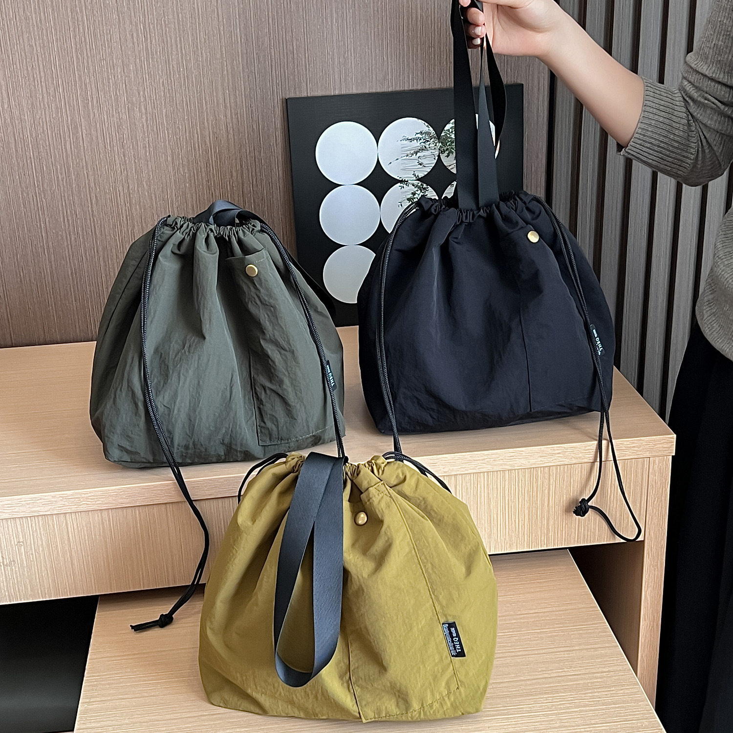 手提保温饭盒袋便携防水保温包纯色学生上班族饭盒保温袋便当包,收纳整理,饭盒袋,淘宝优惠券,粉丝福利购,淘宝优惠卷