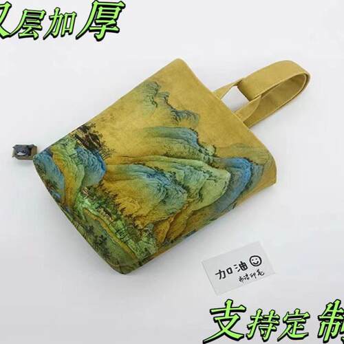 帆布包手提遛弯水桶包布袋礼品袋