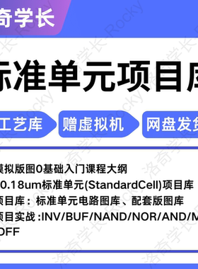cadence virtuoso ic618模拟版图设计0基础课程视频