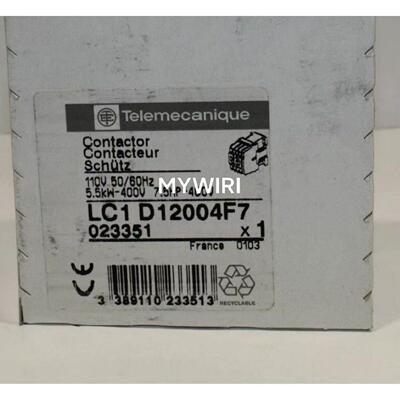 议价Telemecanique LC1D12004 F7 接触器