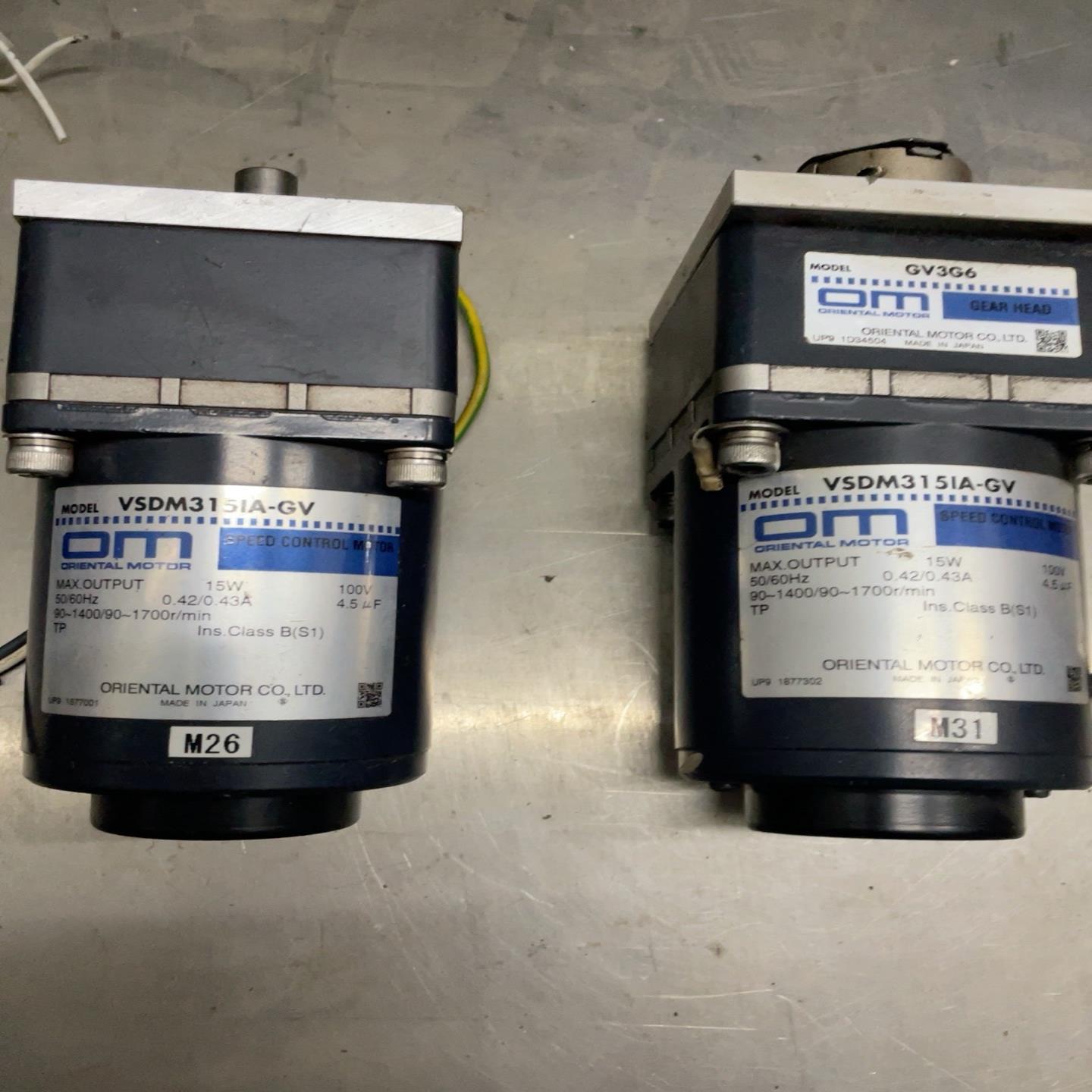 议价OM东方马达VSDM315IA-GV减速机GV3G6拆机