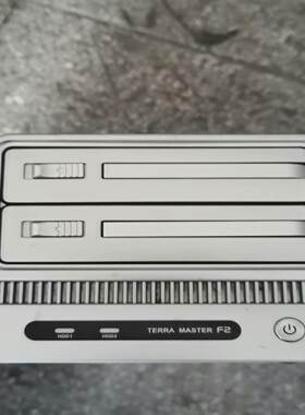 议价铁威马两盘NAS盒正常使用F2NAS21
