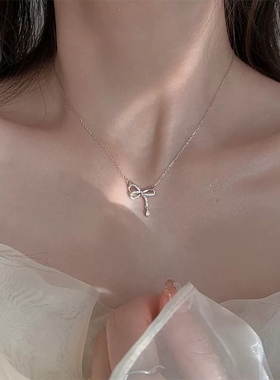 蝴蝶结项链OTHER金属吊坠女