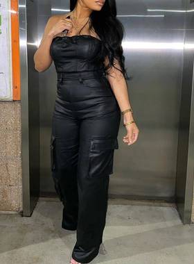 womens bodice clothing springsummer jumpsuit leather womens